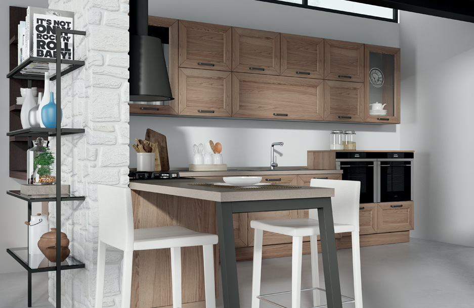 sanasi cucine collezione divina frassino natura cucina contemporanea san pancrazio salentino lecce dubai brindisi